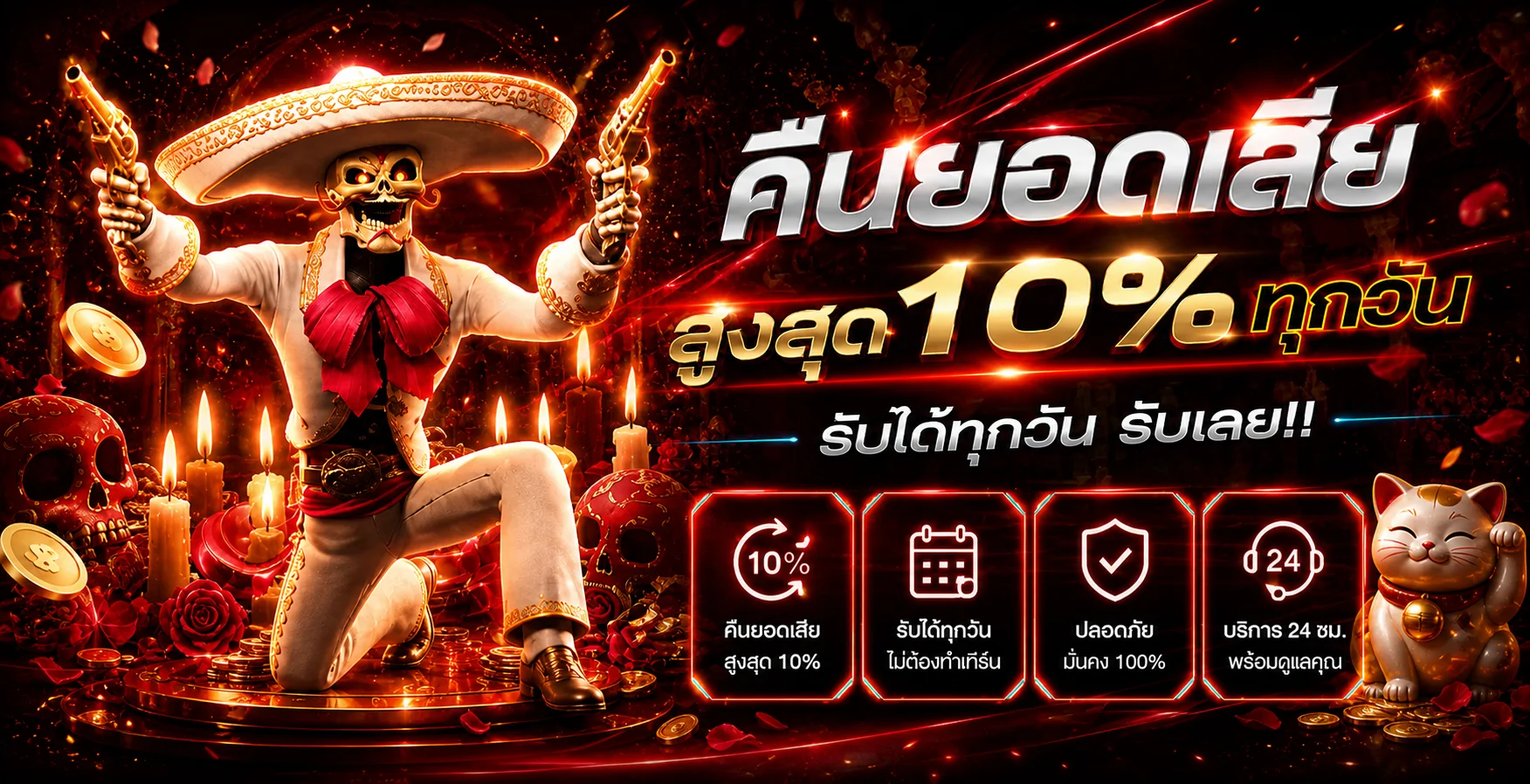 กิจกรรมคืนยอดเสียและบริการตลอด 24 ชั่วโมง
